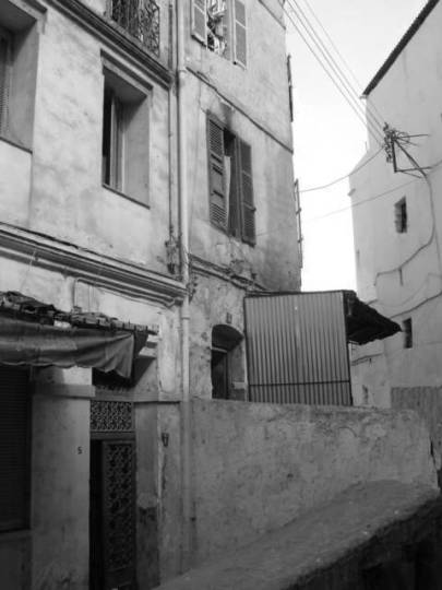 Alger, la fin de la rue Bruce, la rue de la Casbah