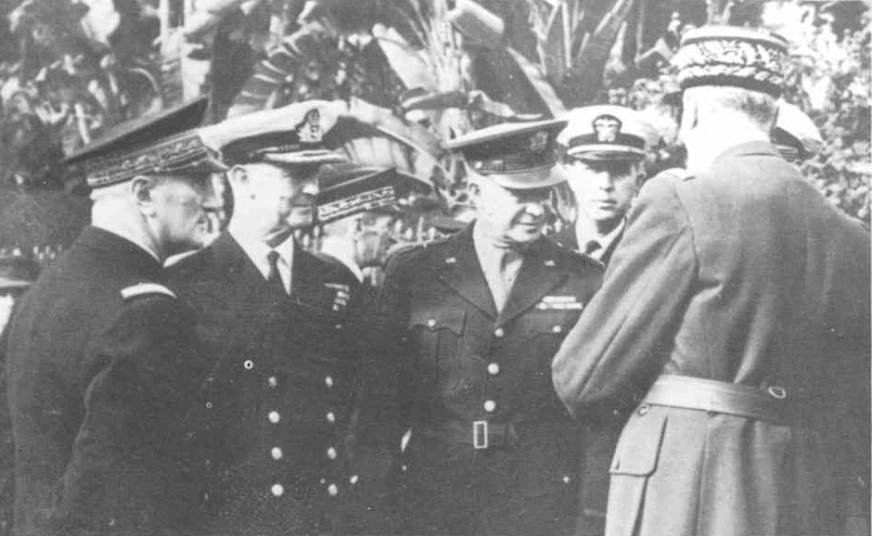 Alger Eisenhower  Darlan Cunningham Giraud  novembre 1942