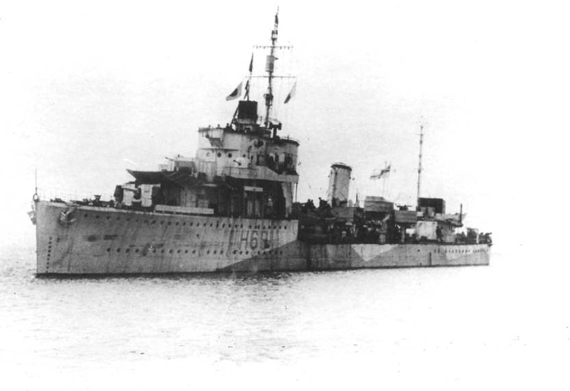 H.M.S Foxhound  Juin 1940 