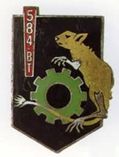 BTM584 insigne du bataillon 
