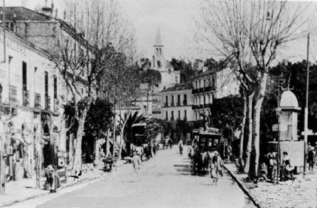 Maison Carre la rue de Constantine en 1900 