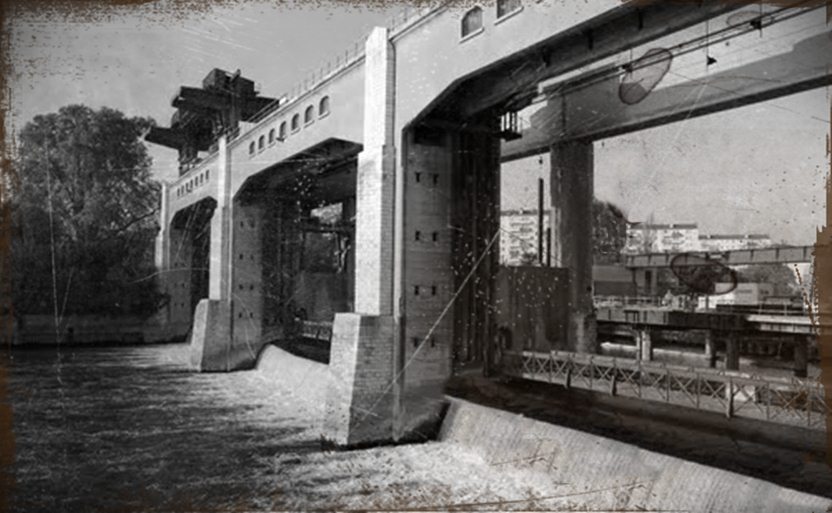 paris Chatou le barrage 1961